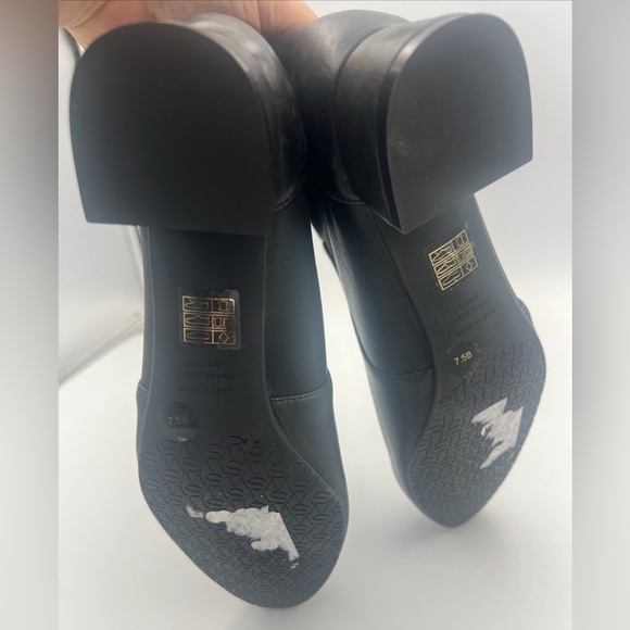 Stuart Weitzman Odetta City 25 Ankle Stretch Pull On Leather Bootie Size 7.5 NEW - Picture 8 of 14